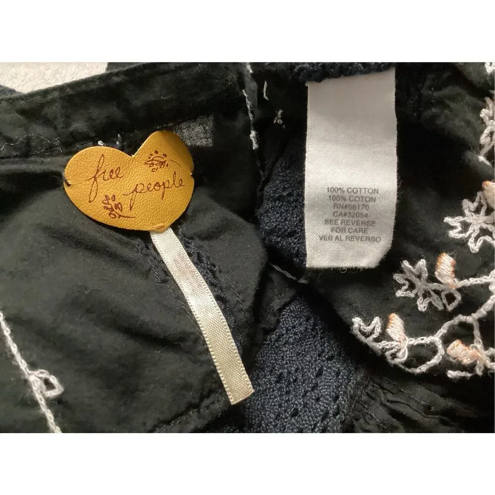 Free People embroidered babydoll